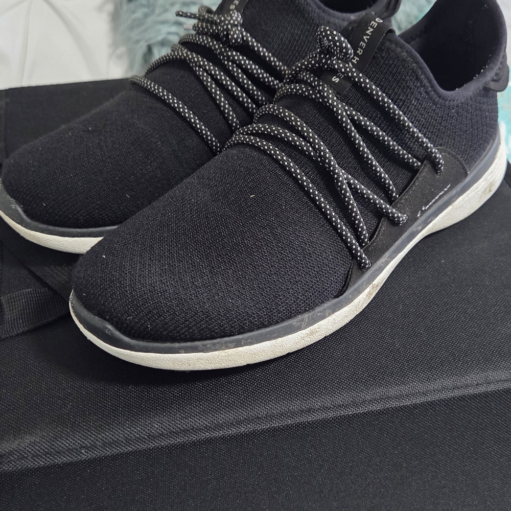 Denver Hayes Black Womens Waterproof Sneakers